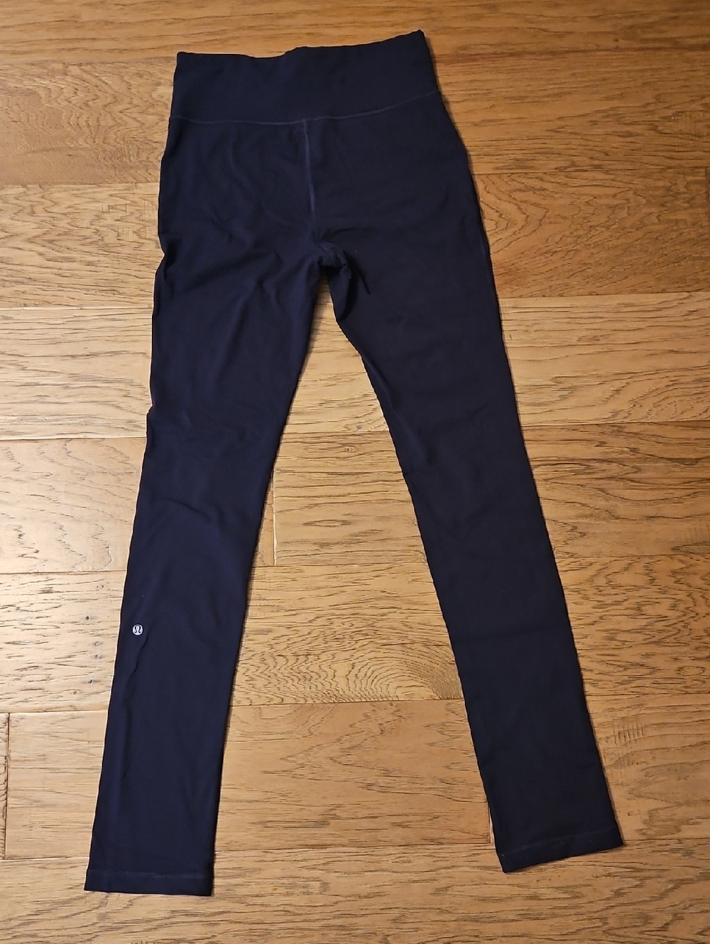 lululemon Drawstring Leggings Foldover Waist Purple Size 8 With Pockets - Picture 5 of 7